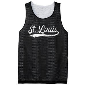 St Louis Missouri Distressed Mo Apparel Mesh Reversible Basketball Jersey Tank