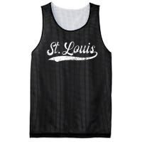 St Louis Missouri Distressed Mo Apparel Mesh Reversible Basketball Jersey Tank