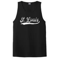 St Louis Missouri Distressed Mo Apparel PosiCharge Competitor Tank