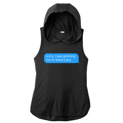 Steve Lacy Merch Ladies PosiCharge Tri-Blend Wicking Draft Hoodie Tank