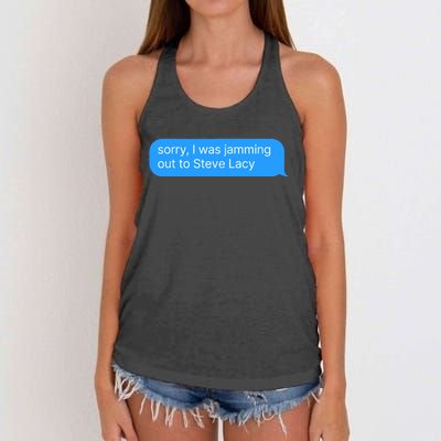 Steve Lacy Merch Women's Knotted Racerback Tank