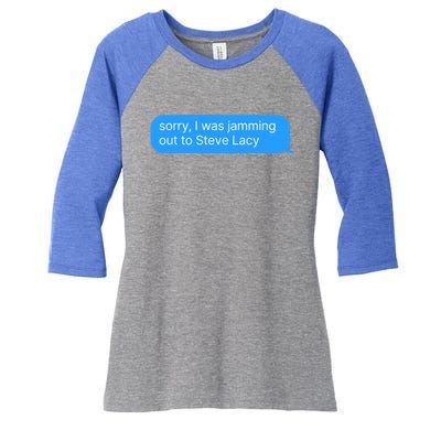 Steve Lacy Merch Women's Tri-Blend 3/4-Sleeve Raglan Shirt