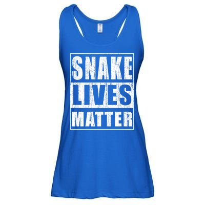 Snake Lives Matter Funny Gift For Herpetologist Gift Ladies Essential Flowy Tank