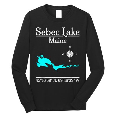 Sebec Lake Maine Long Sleeve Shirt