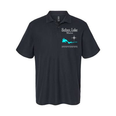 Sebec Lake Maine Softstyle Adult Sport Polo