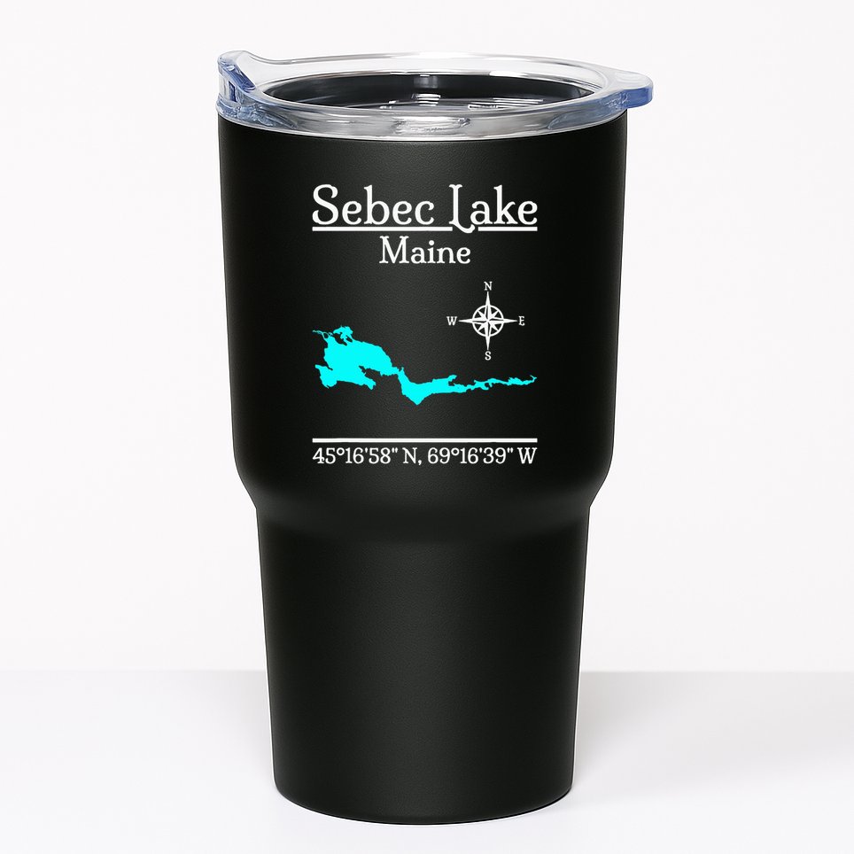 Sebec Lake Maine Tumbler
