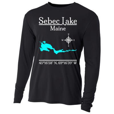 Sebec Lake Maine Cooling Performance Long Sleeve Crew