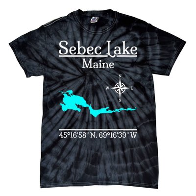 Sebec Lake Maine Tie-Dye T-Shirt