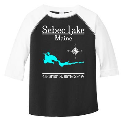 Sebec Lake Maine Toddler Fine Jersey T-Shirt