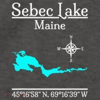 Sebec Lake Maine Vector Backpack