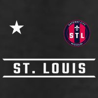 St Louis Missouri Fleur De Lis Badge 7 Panel Mesh Trucker Snapback Hat
