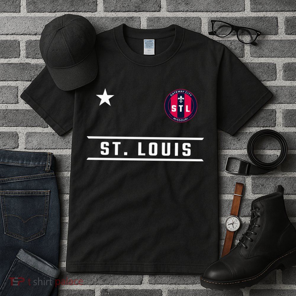 St Louis Missouri Fleur De Lis Badge Tall T-Shirt