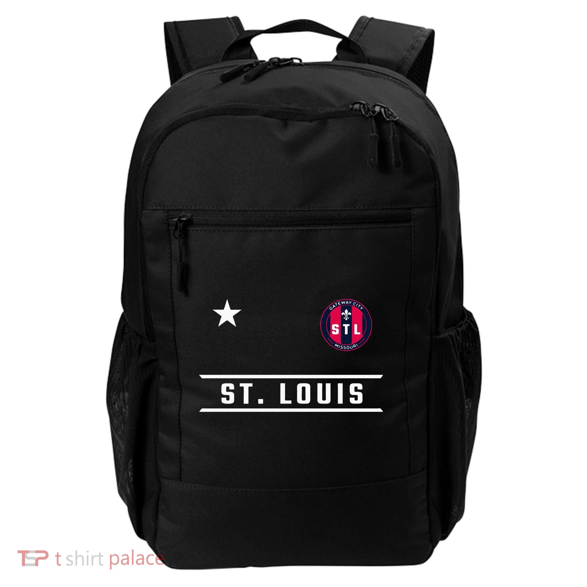 St Louis Missouri Fleur De Lis Badge Backpack