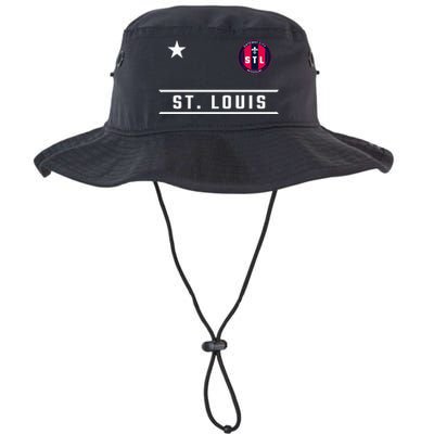 St Louis Missouri Fleur De Lis Custom Badge Legacy Cool Fit Booney Bucket Hat