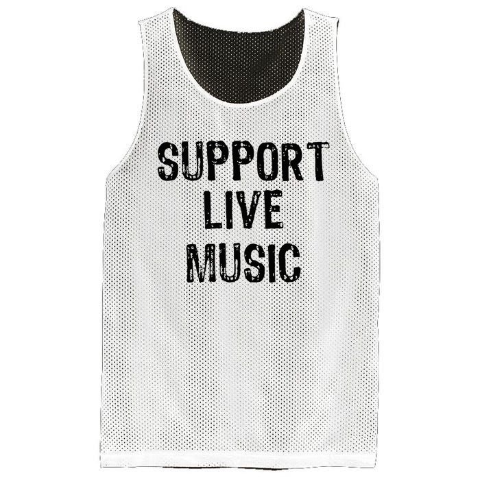 Support Live Music Concert Lover Live Band Mesh Reversible Basketball Jersey Tank