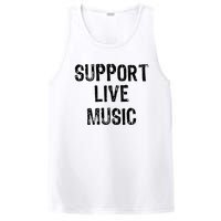 Support Live Music Concert Lover Live Band PosiCharge Competitor Tank