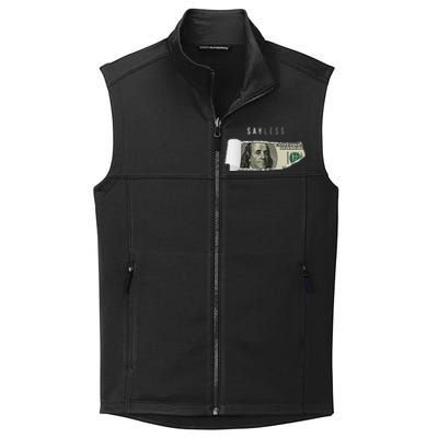 Say Less Money Dollar Sign Business Cryptocurrency Rich Earn Collective Smooth Fleece Vest