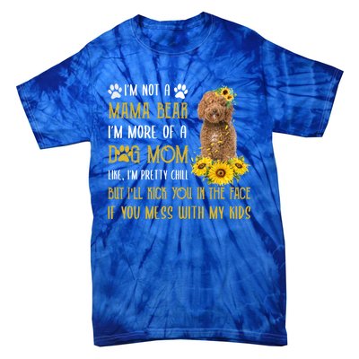 Sunflower Labradoodle Mom Mothers Day Dog Mom Great Gift Tie-Dye T-Shirt