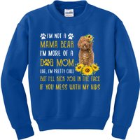 Sunflower Labradoodle Mom Mothers Day Dog Mom Great Gift Kids Sweatshirt