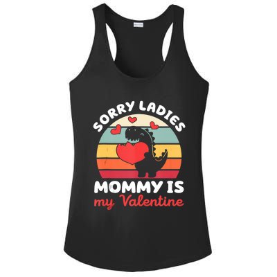 Sorry Ladies Mommy Is My Valentine Valentines Day Cute Gift Ladies PosiCharge Competitor Racerback Tank