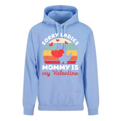 Sorry Ladies Mommy Is My Valentine Valentines Day Cute Gift Unisex Surf Hoodie