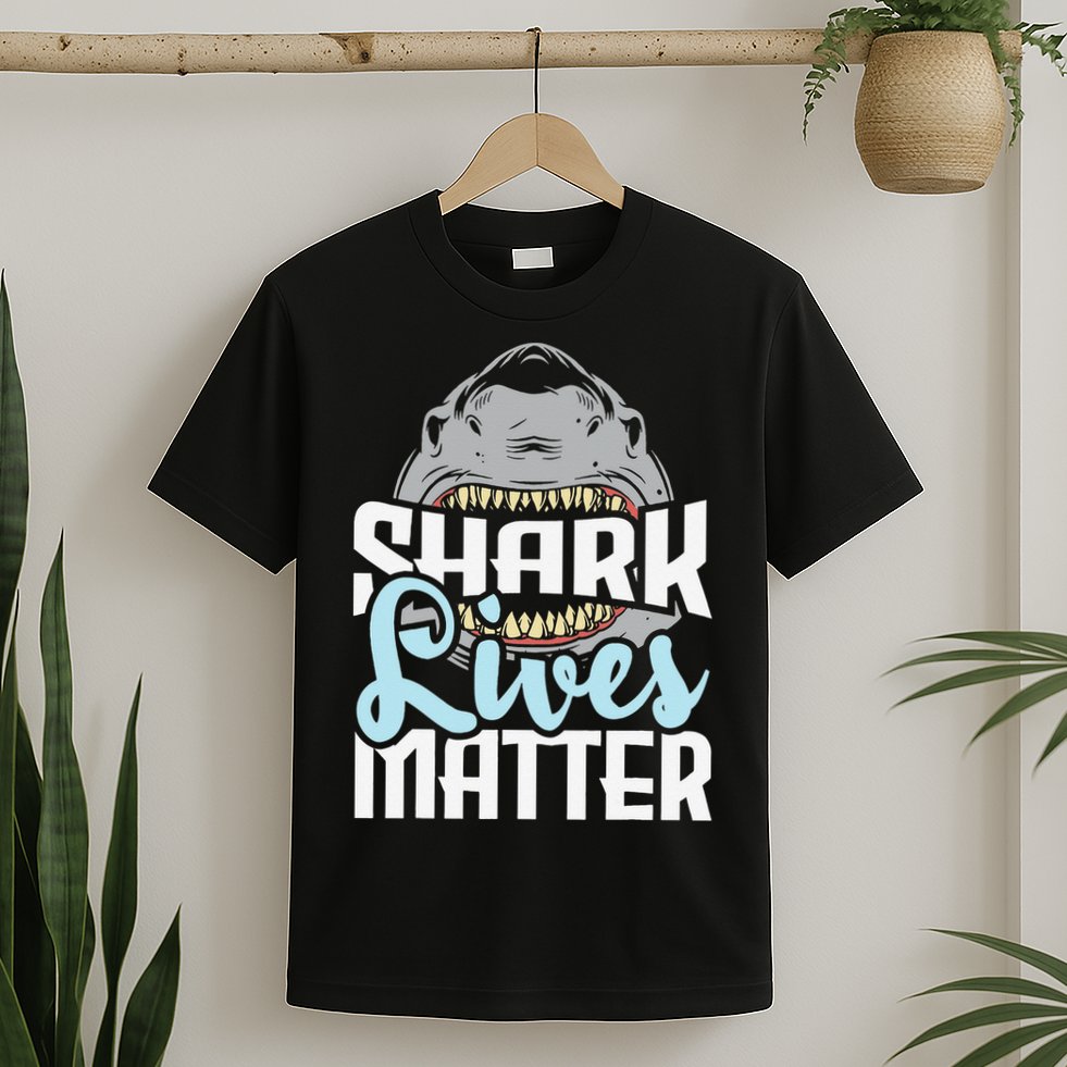 Shark Lives Matter Wildlife Marine Biologist Shark Lovers T-Shirt