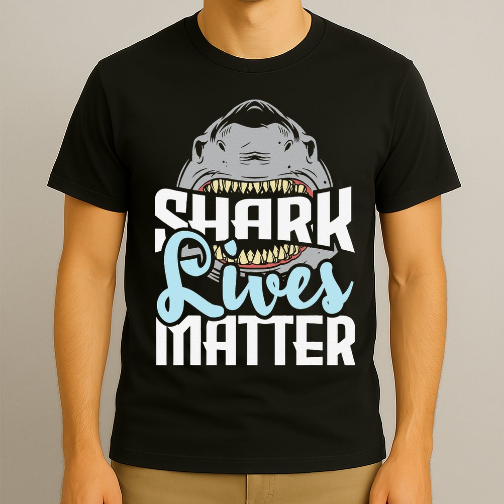 Shark Lives Matter Wildlife Marine Biologist Shark Lovers T-Shirt