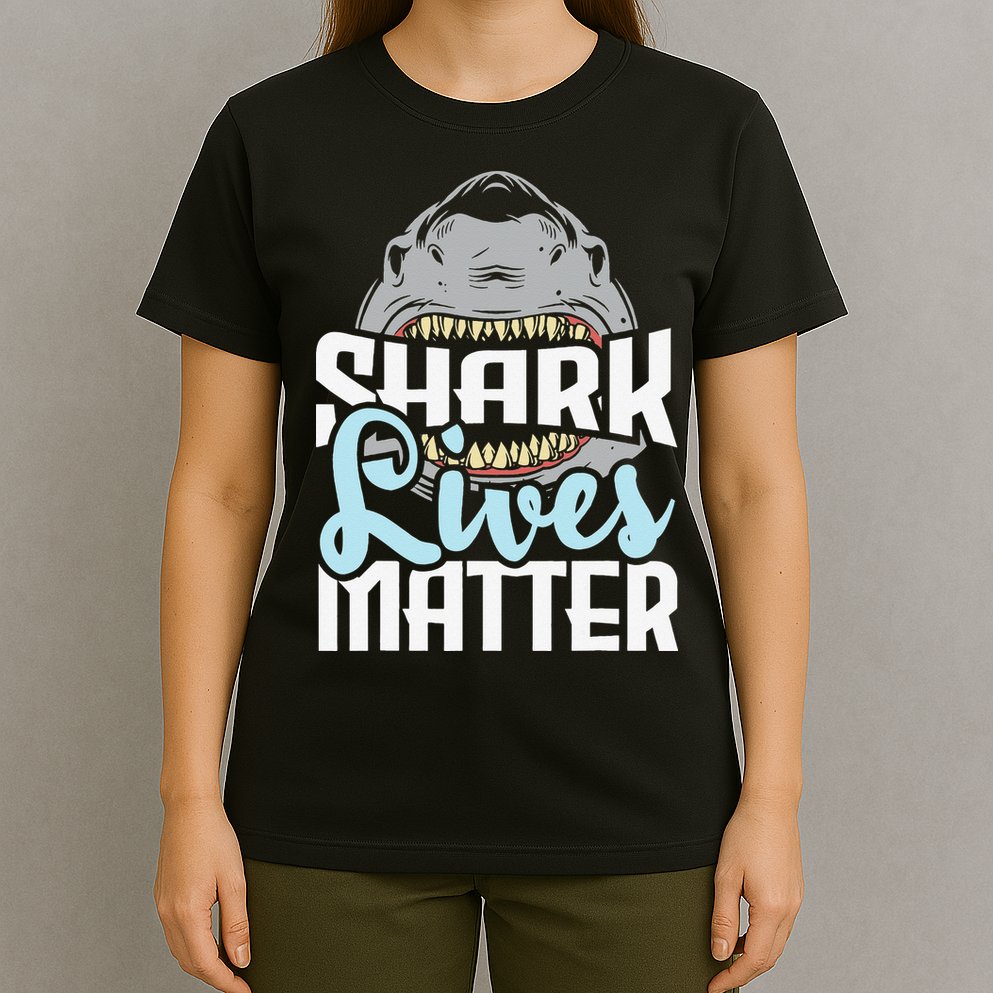 Shark Lives Matter Wildlife Marine Biologist Shark Lovers T-Shirt