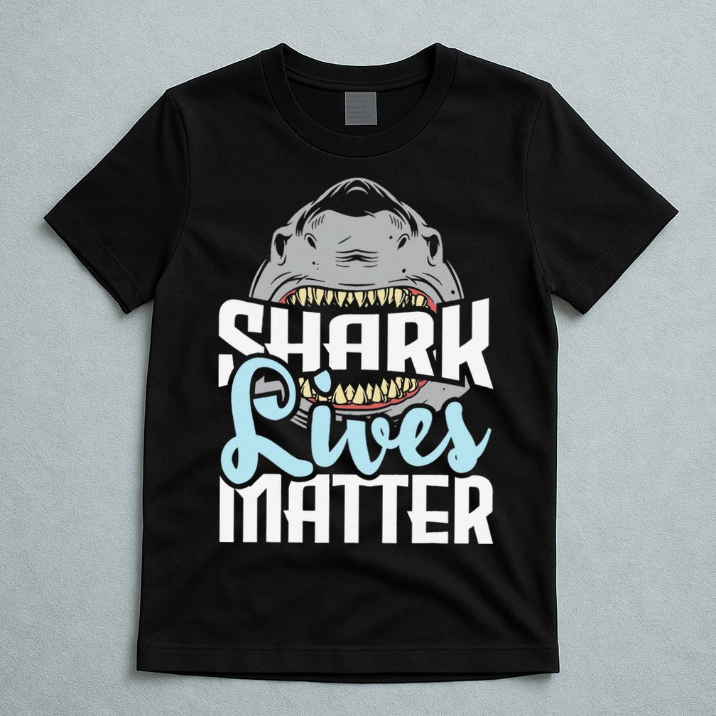 Shark Lives Matter Wildlife Marine Biologist Shark Lovers T-Shirt
