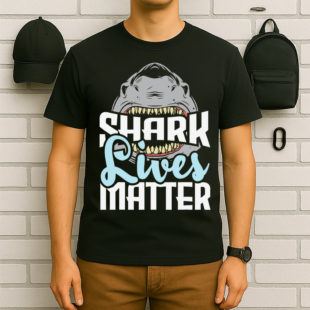 Shark Lives Matter Wildlife Marine Biologist Shark Lovers T-Shirt