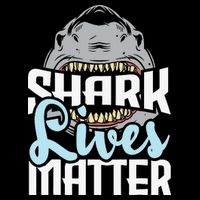 Shark Lives Matter Wildlife Marine Biologist Shark Lovers T-Shirt
