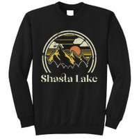 Shasta Lake Mountains California Hiking Outdoors Retro Sweatshirt