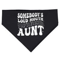 Somebody's Loud Mouth Unfiltered Aunt USA-Made Doggie Bandana