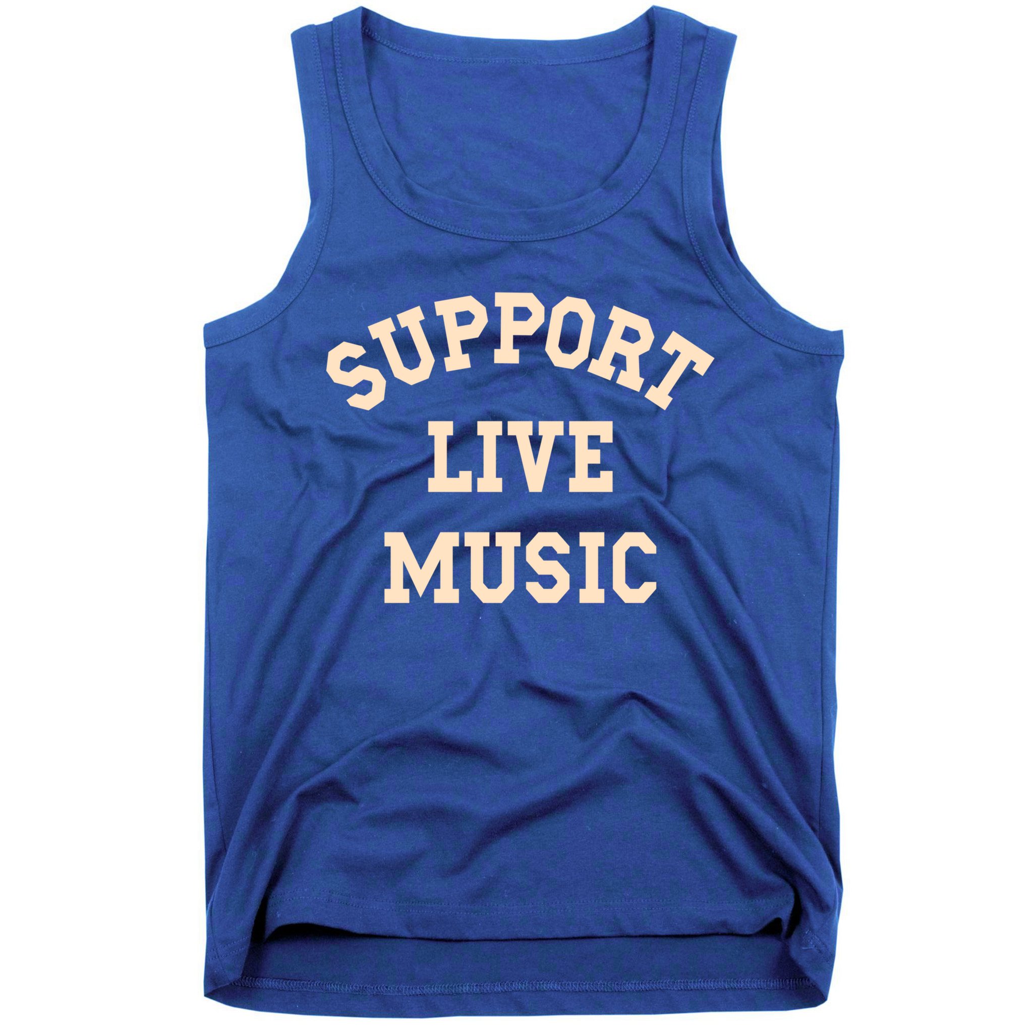 Support Live Music Musicians Concertgoers Music Lovers Gift Tank Top