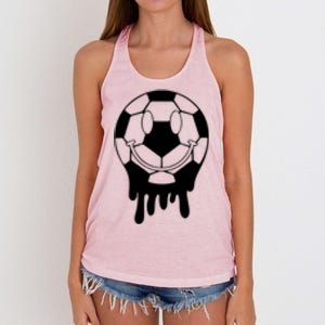 Somebody's Loud Mouth Soccer Aunt Funny Women's Knotted Racerback Tank