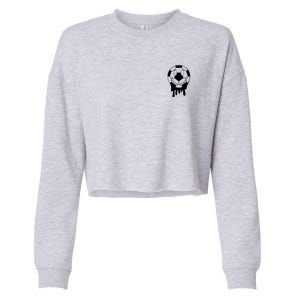 Somebody's Loud Mouth Soccer Aunt Funny Cropped Pullover Crew