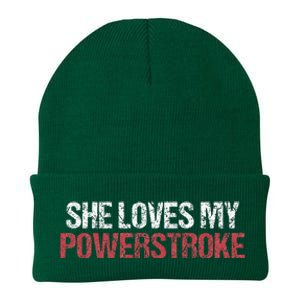 She Loves My Powerstroke Knit Cap Winter Beanie