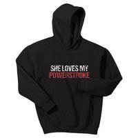 She Loves My Powerstroke Kids Hoodie