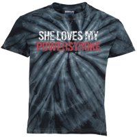 She Loves My Powerstroke Kids Tie-Dye T-Shirt