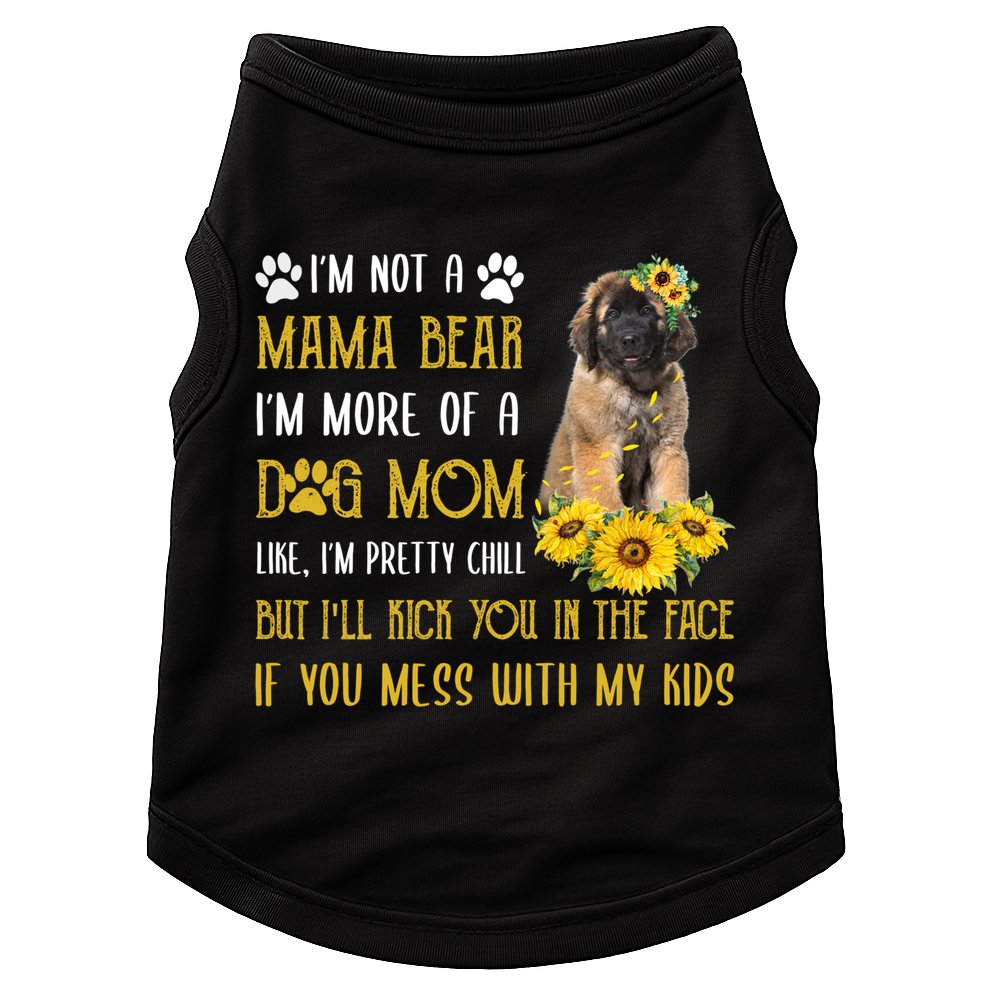 Sunflower Leonberger Mom Mothers Day Dog Mom Gift Doggie Tank