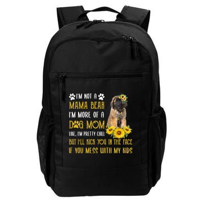 Sunflower Leonberger Mom Mothers Day Dog Mom Gift Backpack