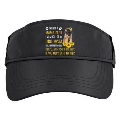 Sunflower Leonberger Mom Mothers Day Dog Mom Gift Adult Drive Performance Visor