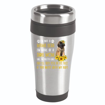 Sunflower Leonberger Mom Mothers Day Dog Mom Gift 16oz Travel Tumbler