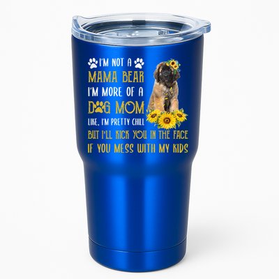 Sunflower Leonberger Mom Mothers Day Dog Mom Gift Tumbler