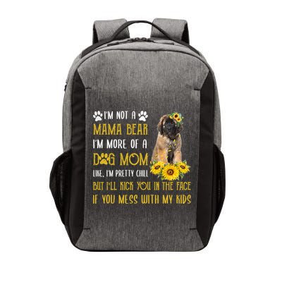 Sunflower Leonberger Mom Mothers Day Dog Mom Gift Vector Backpack