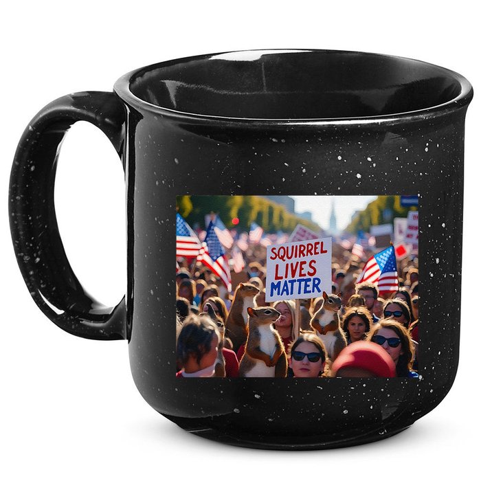 Squirrel Lives Matter Justice For Peanut The Squirrel 15oz Campfire Ceramic Mug