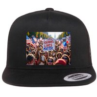 Squirrel Lives Matter Justice For Peanut The Squirrel Flat Bill Trucker Hat