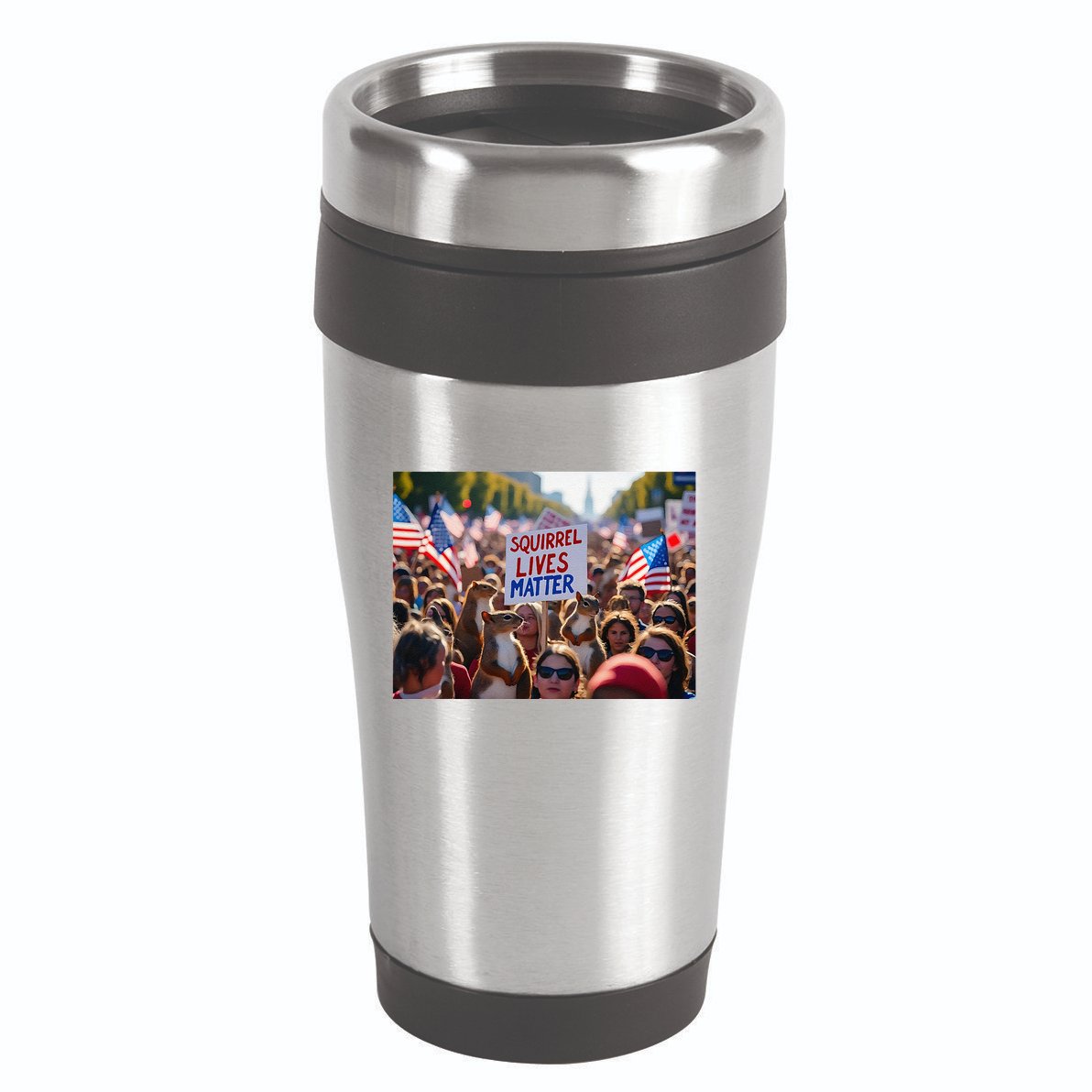 Squirrel Lives Matter Justice For Peanut The Squirrel 16oz Travel Tumbler