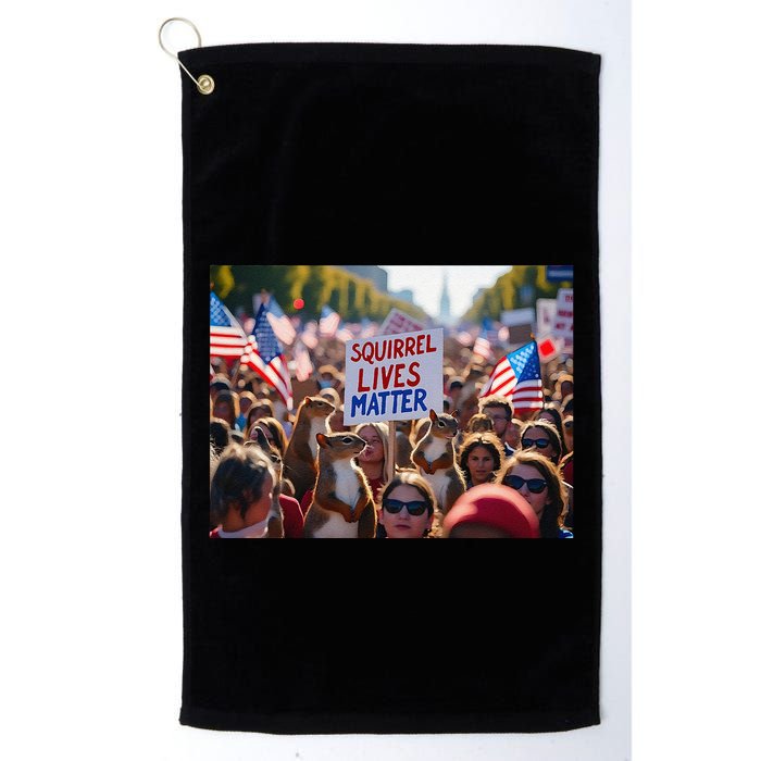 Squirrel Lives Matter Justice For Peanut The Squirrel Golf Towel