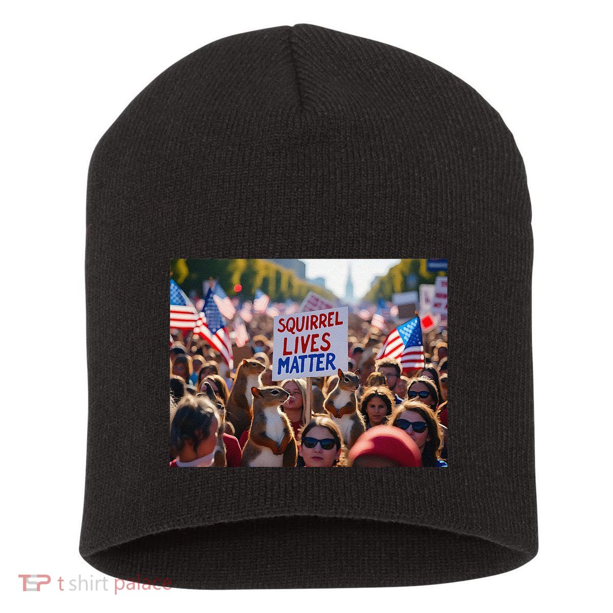 Squirrel Lives Matter Justice For Peanut The Squirrel Short Acrylic Beanie